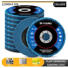 4-1/2" 7/8'' 40 60 80 120 Grit T27 Premium Zirconia Flap Disc Sanding Grinding