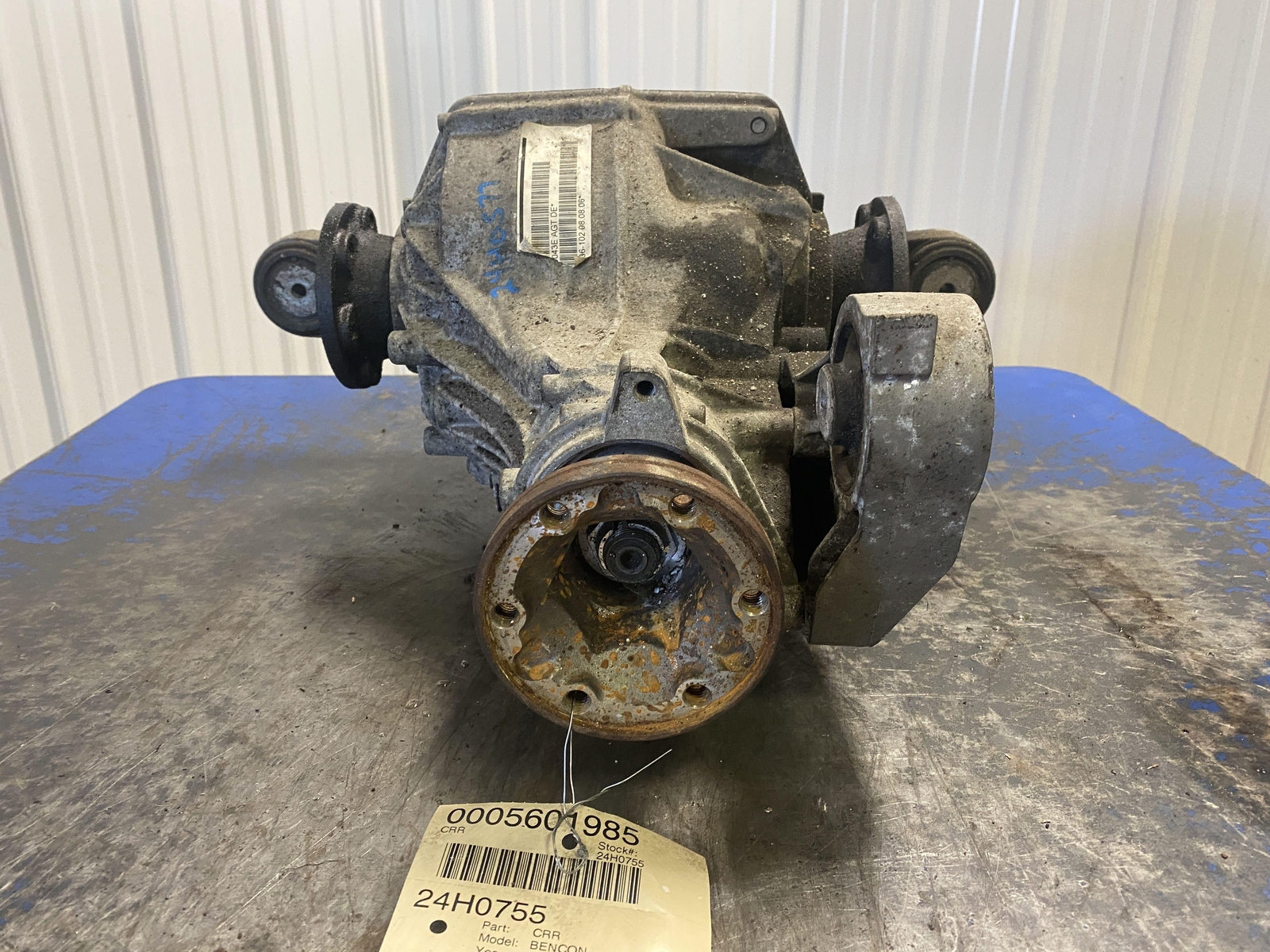 2007 BENTLEY CONTINENTAL GT REAR CARRIER DIFFERENTIAL 54,392 MILES