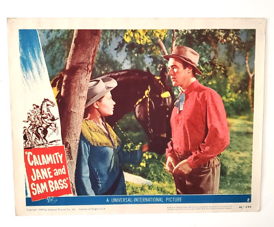 Calamity Jane and Sam Bass lobby card 1949 Yvonne De Carlo Howard Duff ...