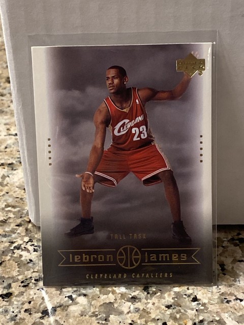 2003 04 Upper Deck Tall Task Lebron James Rookie Card 23 LBJ GOAT 