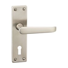 Urfic Victoria Metal Lever Latch Door Handles Set Round Rose Internal & External