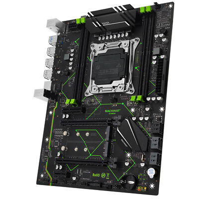 X99 LGA 2011-3 Motherboard for E5 V3 V4 Series CPU DDR4 PS/2 USB 3.0 Dual NVME