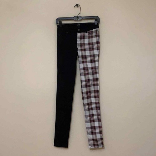 Tripp NYC Plaid Two Tone T Back Pants 