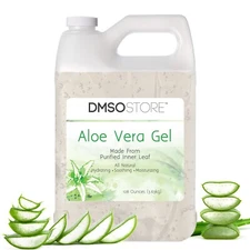Aloe Vera Gel, 128 oz (3.63kg), Alcohol-Free, Made From Purified Aloe Vera