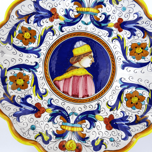 Deruta Majolica Bowl Neo Renaissance, Ricco Faience Raffaellesco Bowl - Picture 2 of 11