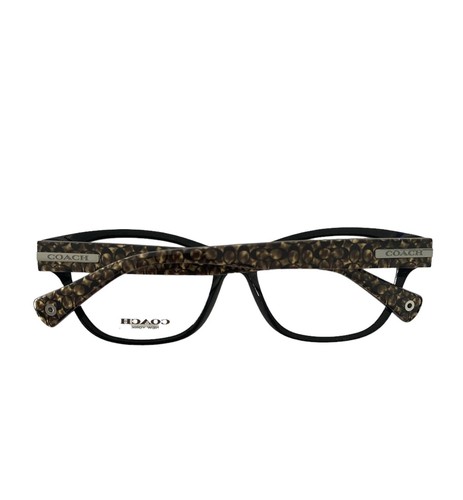 Anteojos Coach para mujer - HC6050 Lakota monturas negras/marrones, talla 53-16-135 - Imagen 11 de 12