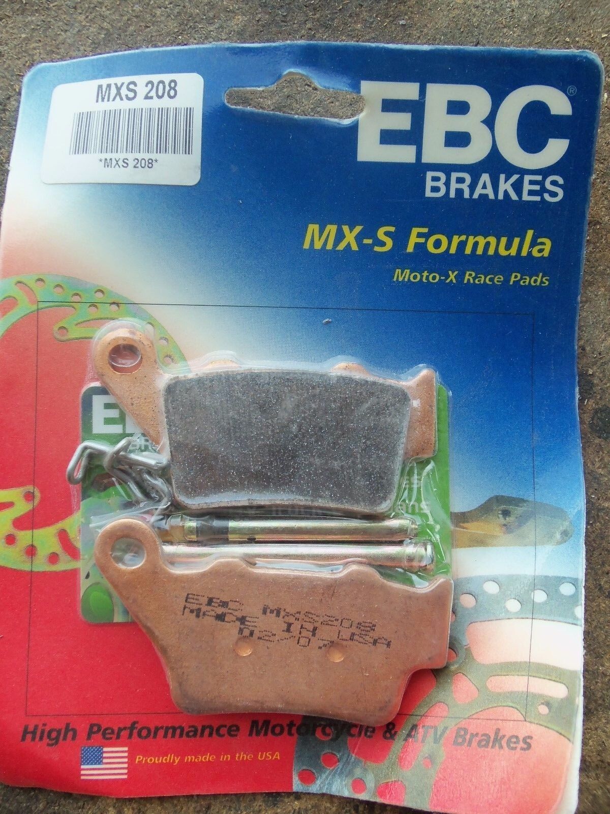 EBC Brakes MXS208 Moto X Race Pad Set 