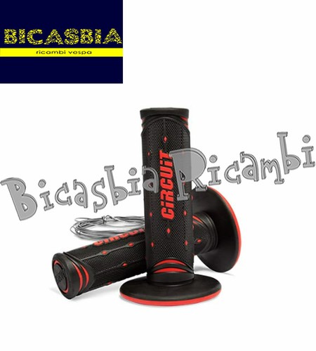 Griffgummi Paar Handgriffe Harris Für Kawasaki - 120mm /schwarz Für
