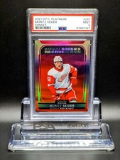 Moritz Seider 2021-22 Upper Deck O-Pee-Chee Platinum Sunset #287 RC Mint PSA 9
