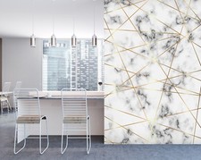 3D Marble Line Art G2814 Wallpaper Wall Murals Removable Self-adhesive Honey