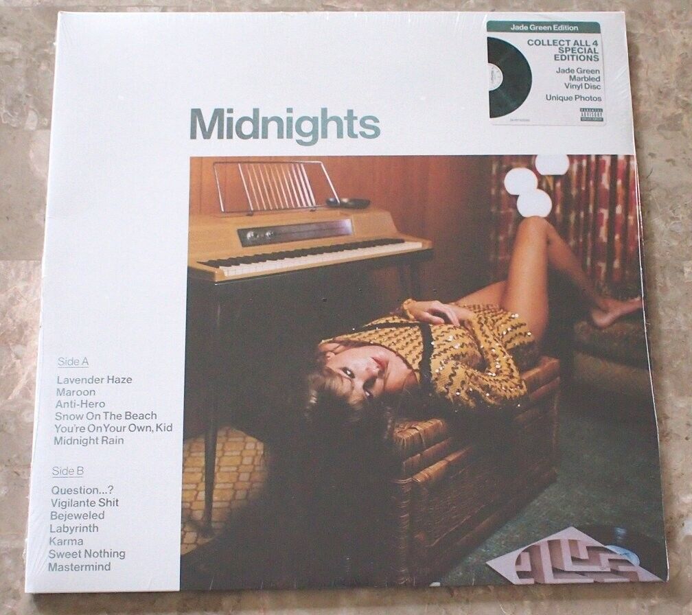 Taylor Swift Midnights 2022 LP Jade Green Vinyl S/S New Sealed Photos 2445790050