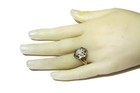 14k white gold .84ct diamond cluster band ring 6.2g vintage ladies 8 — photo 6