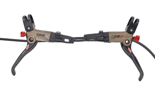 Avid Elixir CR Mag R Mountain Bike Hydraulic Disc Brake Set Carbon Levers MTB - Picture 3 of 7