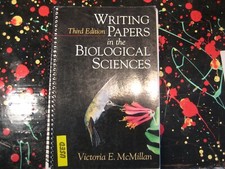 Writing Papers in the Biological Sciences Victoria McMillan 3e Spiral Bound Book