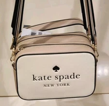 Kate Spade KH756 Oh Snap Colorblock Toasted Hazelnut Mini Camera Crossbody Bag 