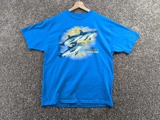 Vintage Sea World T-Shirt Mens XL Single Stitch Graphic Hanes Tag 90s USA Made *