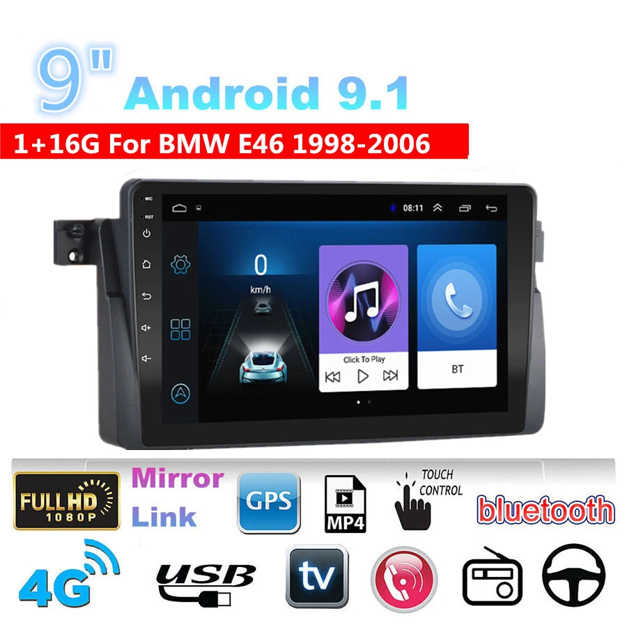 9'' Car Stereo Radio GPS DAB Mirror Link OBD For BMW E46 M3 Rover 75 MG ZT 98-06 Foto 3 de 4