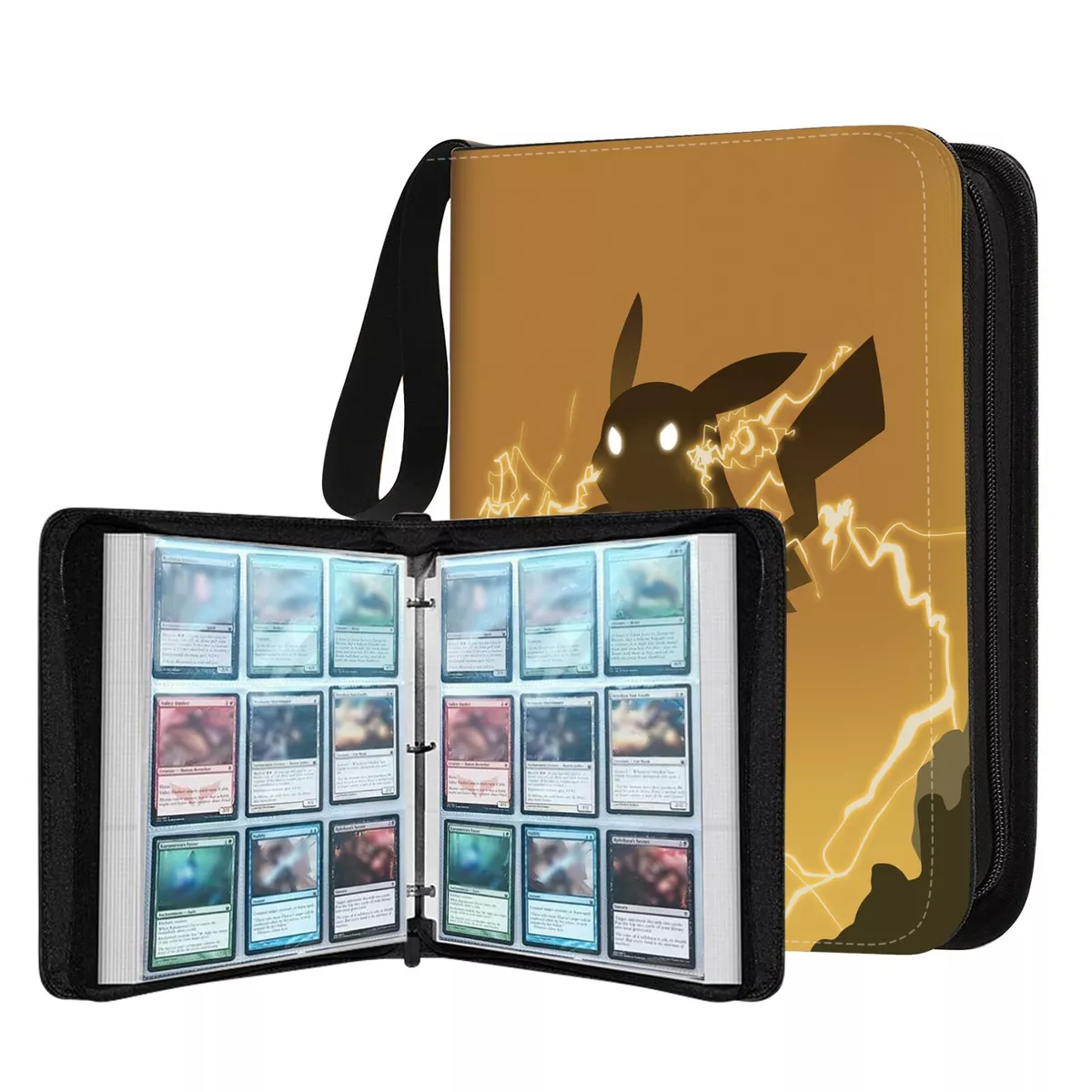 900 Card Binder for Pokemon TCG Card 9 Pocket with 50 Sleeves