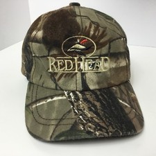 Red Head Cap Youth Distre Camouflage Duck Baseball Camo Hat Strapback Boy's