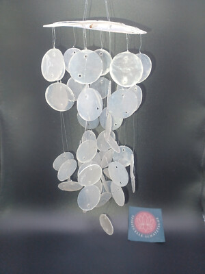 Muschelmobile Suncatcher 8 cm x 30 cm Hanggearbeitet Bali