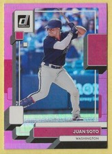 2022 Donruss Juan Soto Holo Pink Image Variation Washington Nationals 225