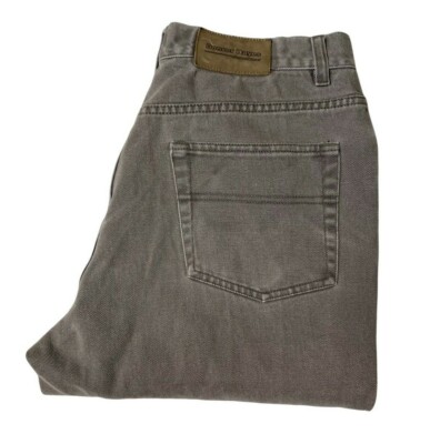 Denver Hayes Vintage Mens Gray Jeans 
