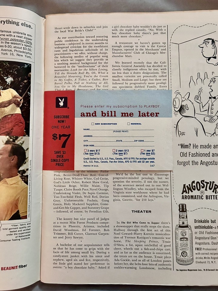 Playboy Magazine April 1964 Karen Lynn Peter Sellers Cover Ashlyn