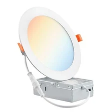 6-12-16 x PARMIDA 4" 5CCT 9W LED Slim Panel Downlight Dimmable Recessed Light