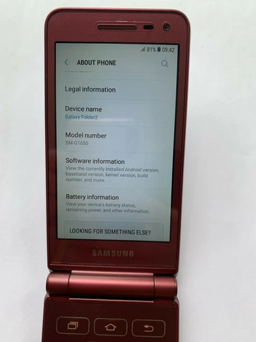 Teléfono inteligente Samsung Galaxy Folder 2 G1650 16 GB doble SIM 8,0 MP abatible LTE - CAJA ABIERTA- - Imagen 16 de 19