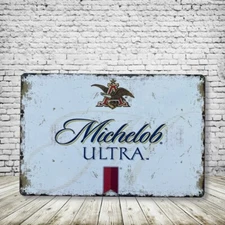 Michelob Ultra Beer Vintage Style Tin Bar Sign Poster Man Cave Collectible New