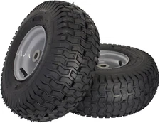 21436-2PK 15X6.00-6" Front Tire Assembly Replacement for Husqvarna Riding Mowers