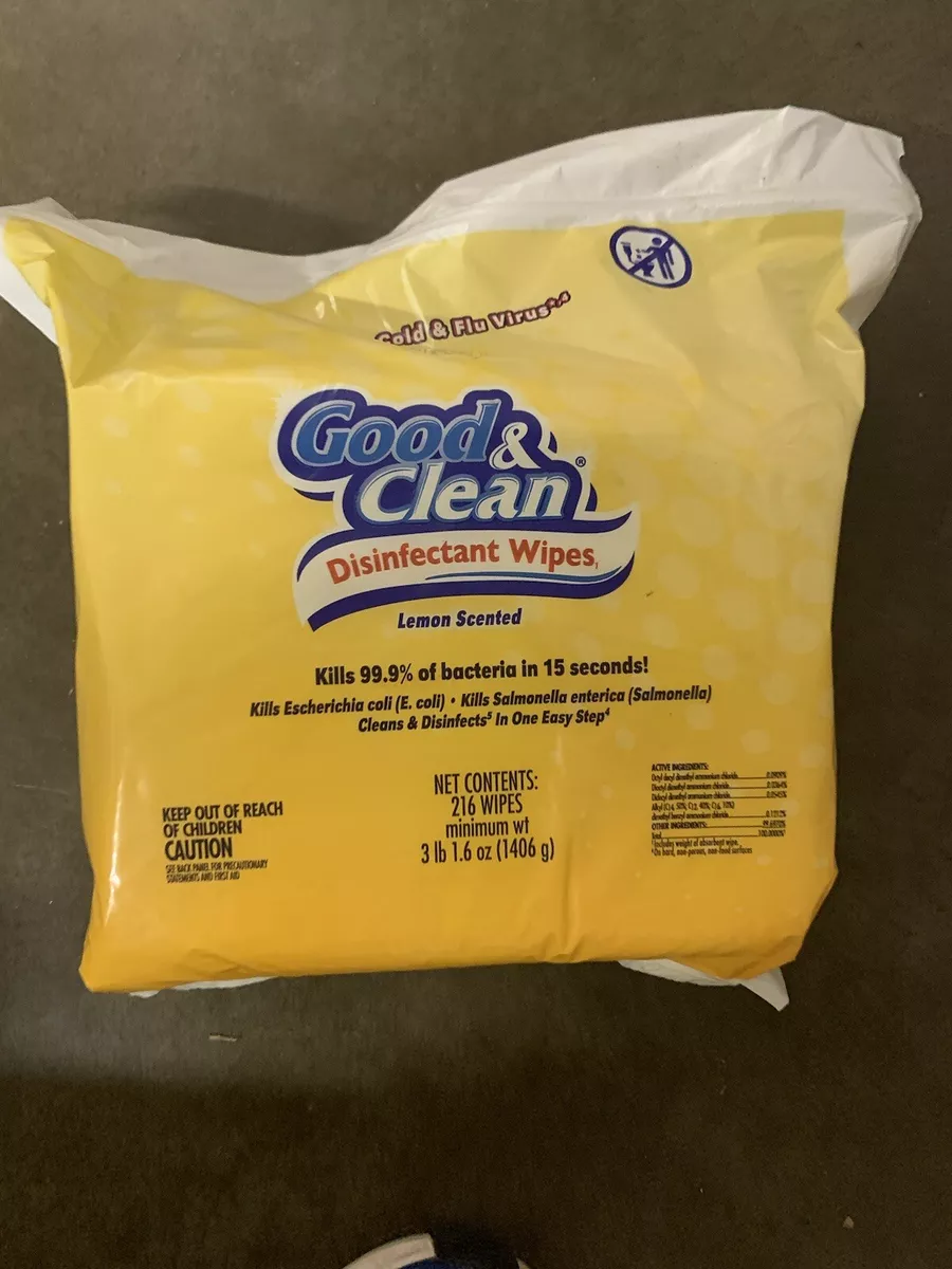 Good and deals clean disinfecting wipes