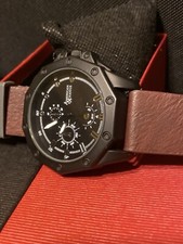 Men’s American EXCHANGE AP STYLE ALL BLACK 44MM XL Watch NEW Battery