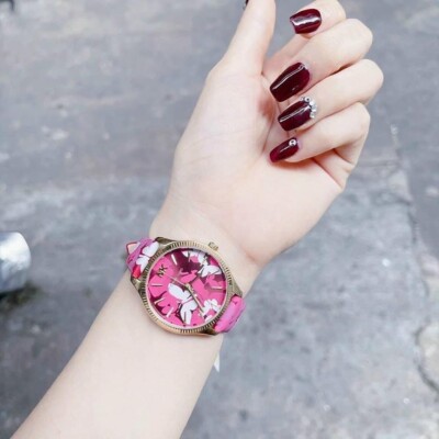 Michael Kors Lexington 36mm PVD Steel Pink Dial Ladies Quartz