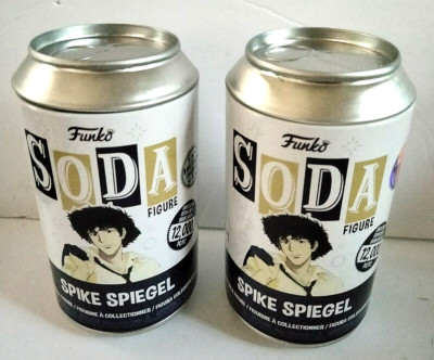 LOT 2 FUNKO SODA FIGURE SPIKE SPEIGEL FIGURE & CHASE FIGURE LIMITED ED. 1/2,000