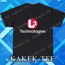 T-shirt divertente con logo L3 Technologies nuova taglia dalla S alla 5XL