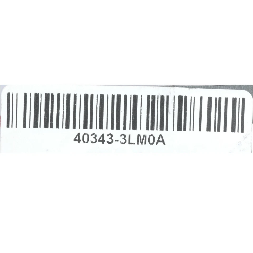 Tapa de rueda central genuina Nissan negra "NISSAN" 2013-19 NV200 40343-3LM0A OEM NUEVO Foto 4 de 4