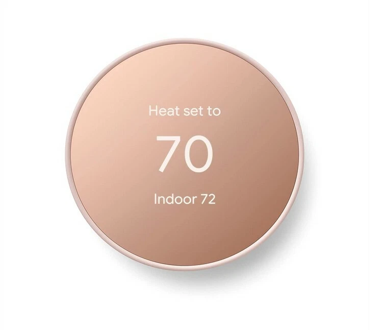 Google Nest Smart Thermostat for Home - Programmable WiFi Thermostat - Sand