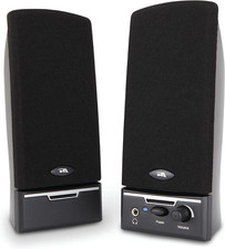 CA-2014 Computer Speakers, Full Stereo Sound, Convenient Controls, Easy Setup