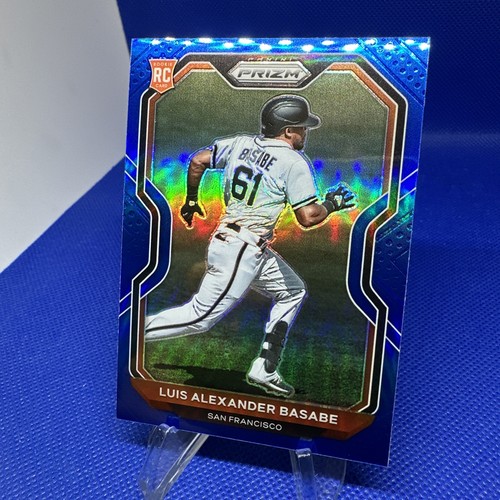 2021 Panini Prizm Tier II Blue Luis Basabe Alexander #103 Rookie RC - Picture 3 of 4