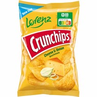Lorenz Crunchips Cheese & Onion Kartoffelchips 150G Packung