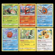 Rotom Bundle - 6 Pokémon Karten - Schneid  Hitze Wasch Frost & Wirbel Rotom UPR