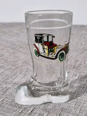 Vintage Mod Der Whiskey Schnapsglas Pannard Levassor Vodka Stiefelform Gummistiefel