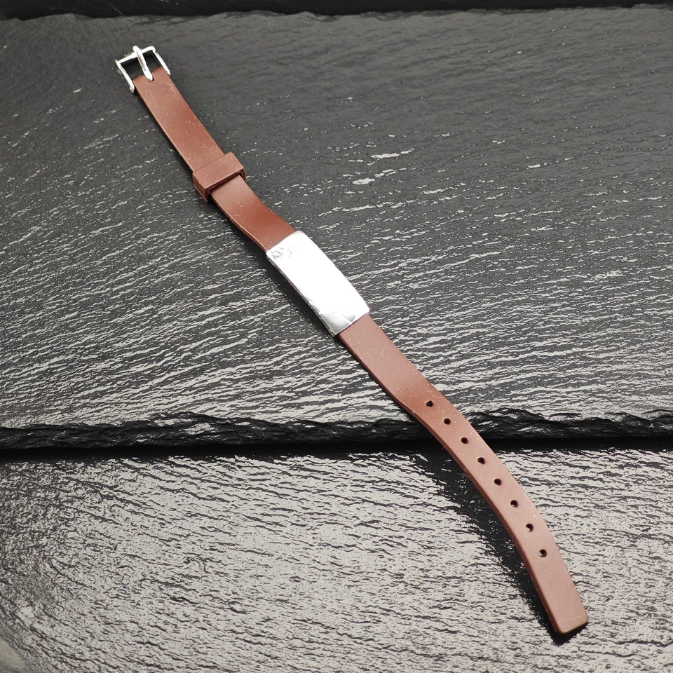 Pulsera Tous de plata de ley con diapositivas de vinilo marrón Foto 4 de 4