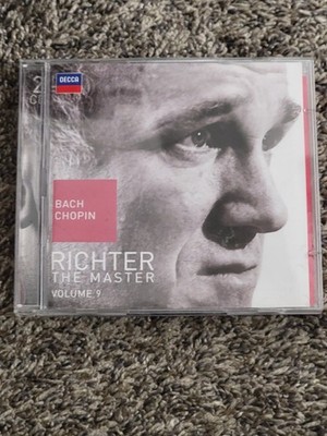 Decca Richter The Master Vol 9 Bach Chopin Sviatoslav Richter 2 CD Set Classical