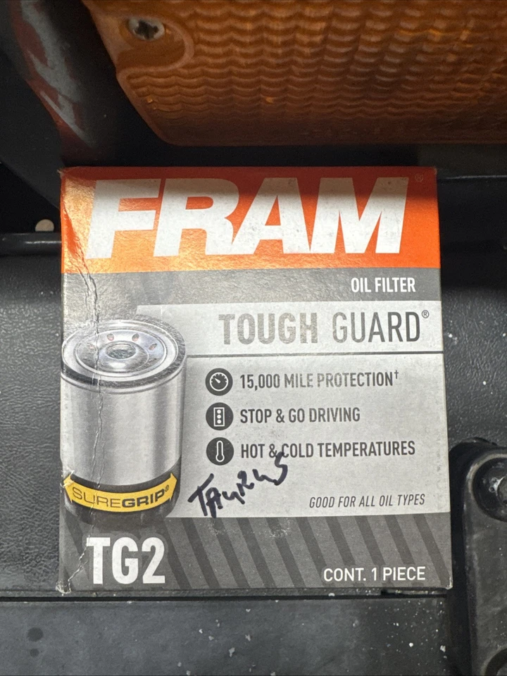 Fram Tough Guard TG2, 15K Mile Change Interval Spin-On Oil Filter - Image 2 of 2