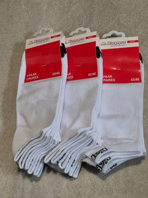 3-6-12 Paar Kappa Sneaker Socken Herren/Damen Größen 39 46 verschiedene Größen