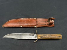 Vintage Edge Brand Solingen Germany 445 Original Bowie Knife w/Original Sheath