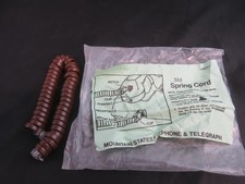 Spring Cord Mountain States Telephone and Telegraph Phone Short Brown