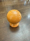 6 hole ROUND BALL BULB SALT / PEPPER SHAKER Tangerine FIESTA